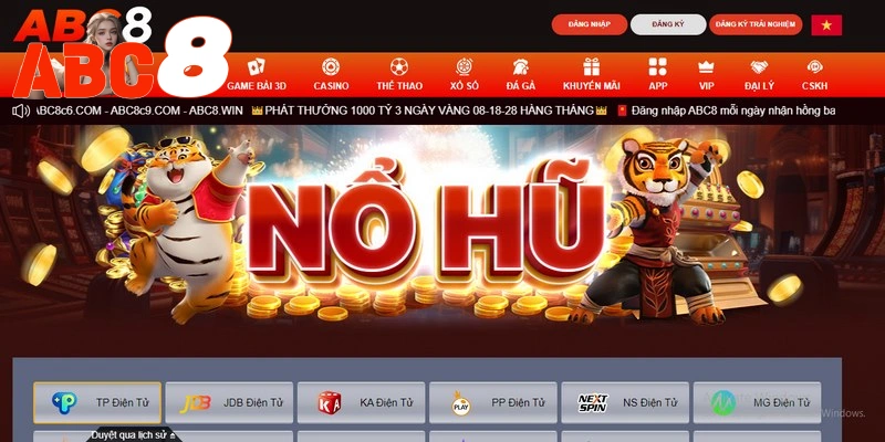 Sảnh game nổ hũ ABC8