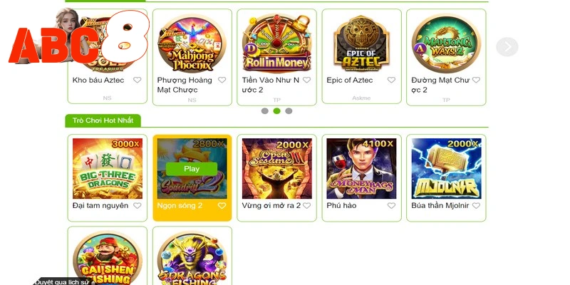 Top game nổ hũ được yêu thích hiện nay